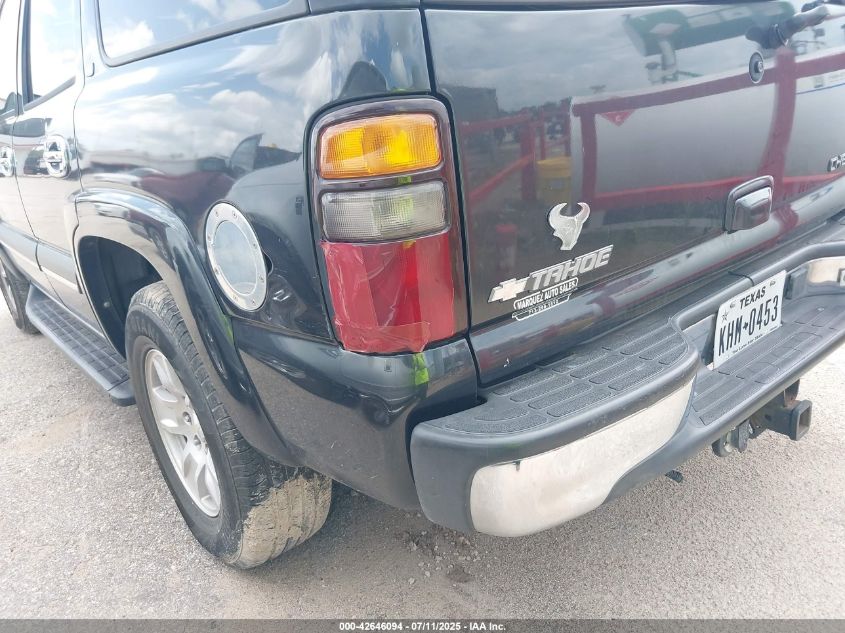 2004 Chevrolet Tahoe Lt VIN: 1GNEC13Z04R121732 Lot: 43390867