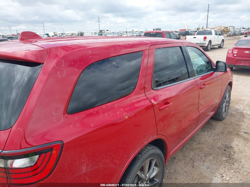 2014 Dodge Durango R/T VIN: 1C4SDJCT1EC279019 Lot: 42646311