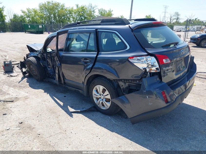 Vin: 4s4brcac2b3365107, lot: 43139785, subaru outback 2.5i 20113