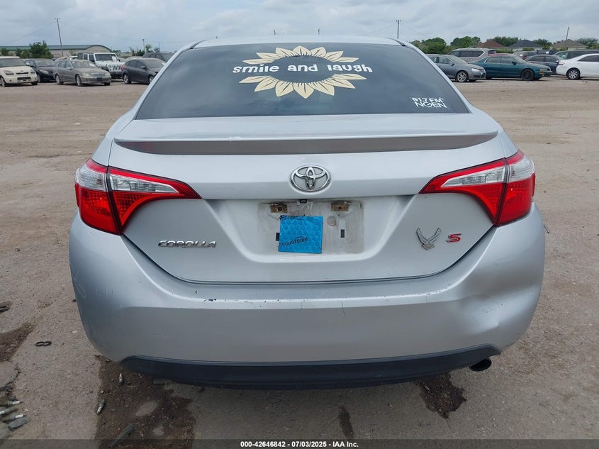 2015 TOYOTA COROLLA S - 5YFBURHE3FP209605