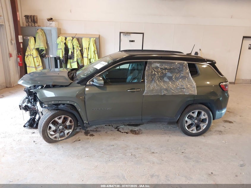 2019 Jeep Compass Limited 4X4 VIN: 3C4NJDCB0KT806255 Lot: 42647138