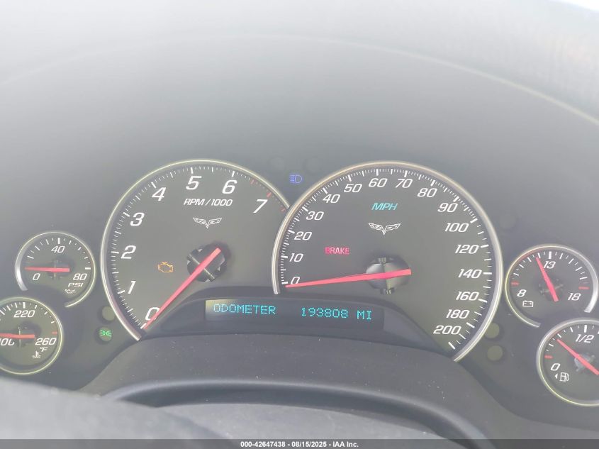 2008 Chevrolet Corvette VIN: 1G1YY26W185102871 Lot: 42647438