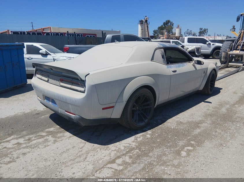 Vin: 2c3cdzc90lh124953, lot: 43141133, dodge challenger srt hellcat widebody 20204