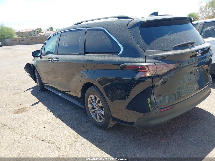 Vin: 5tdyrkec7ps160925, lot: 43141381, toyota sienna xle 20233