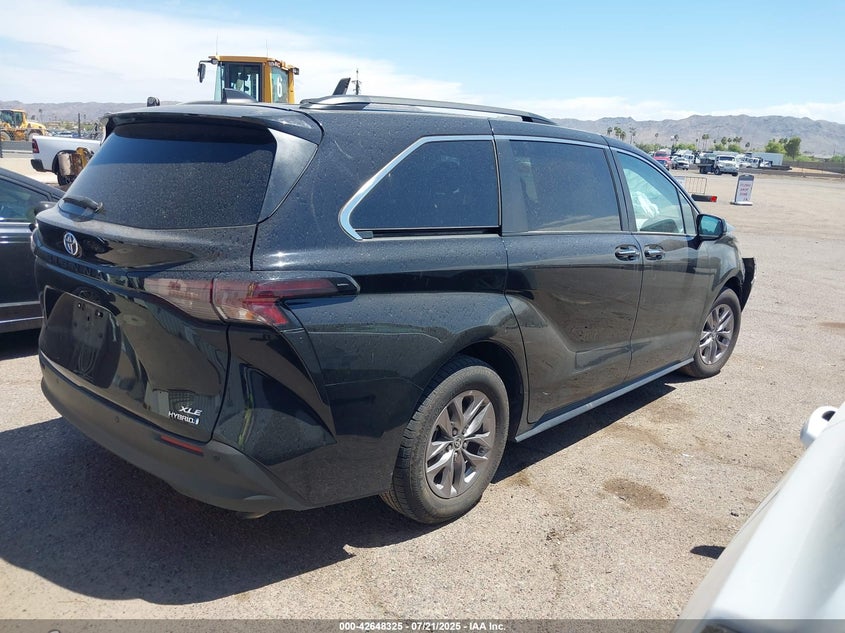 Vin: 5tdyrkec7ps160925, lot: 43141381, toyota sienna xle 20234