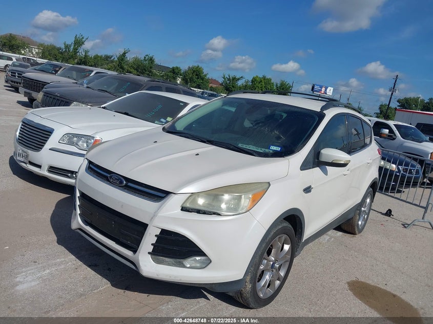 Vin: 1fmcu0h96duc44864, lot: 43141804, ford escape sel 20132