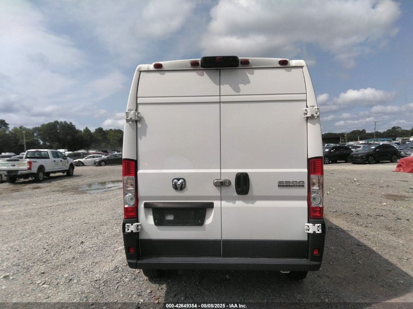 2023 Ram Promaster 2500 High Roof 159 Wb VIN: 3C6LRVDG8PE559876 Lot: 42649354