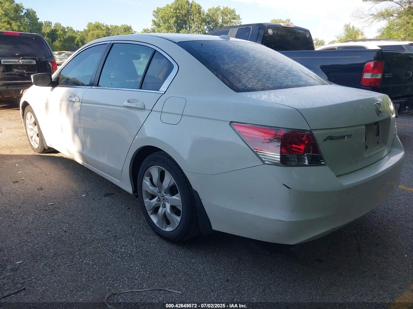 2008 HONDA ACCORD VIN: 1HGCP26878A030332