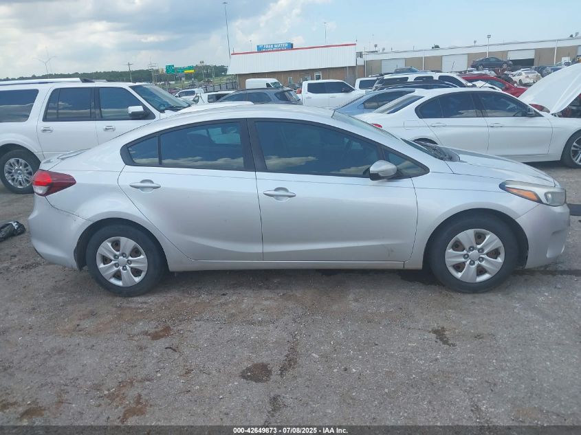 2017 Kia Forte Lx VIN: 3KPFK4A75HE067705 Lot: 42649873