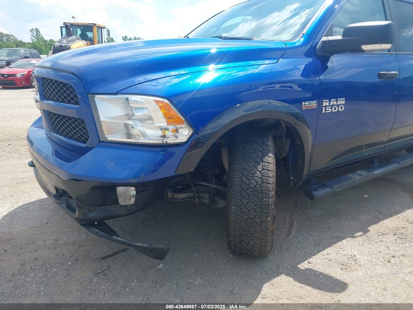 2017 Ram 1500 5.7 Slt Blue Lot 111042649987 Vin 1C6RR7LT7HS681213