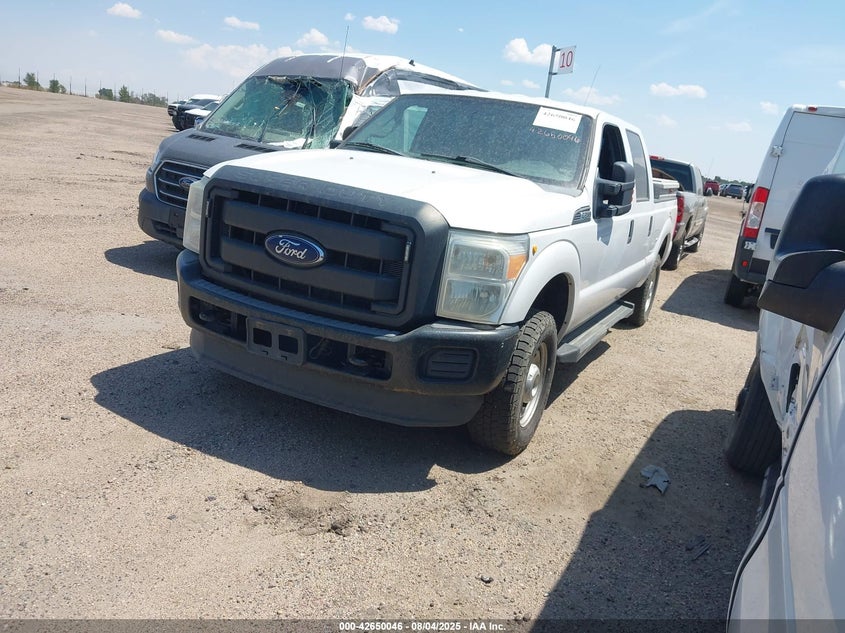 2013 Ford F250, Rear, IAAI, VIN 1FT7W2B67DEA42121 — photo 2