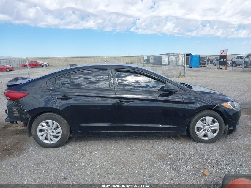 2017 HYUNDAI ELANTRA VIN: 5NPD74LF1HH155613