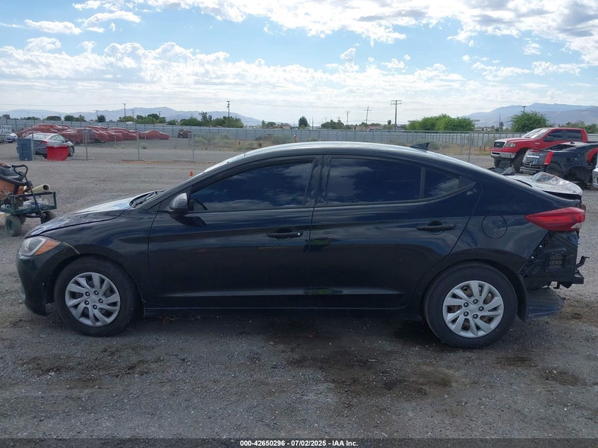 2017 HYUNDAI ELANTRA VIN: 5NPD74LF1HH155613