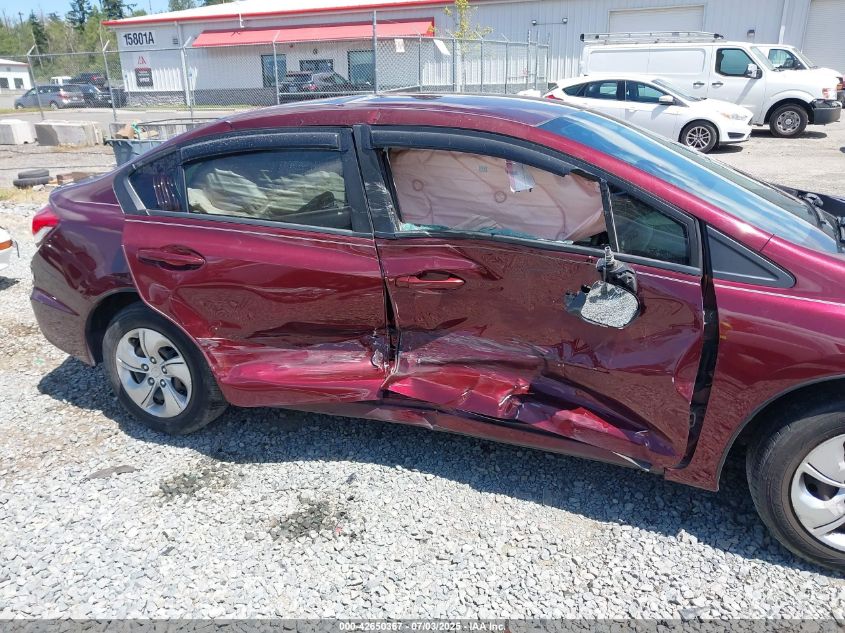 2014 Honda Civic Lx VIN: 19XFB2F59EE225244 Lot: 42650367