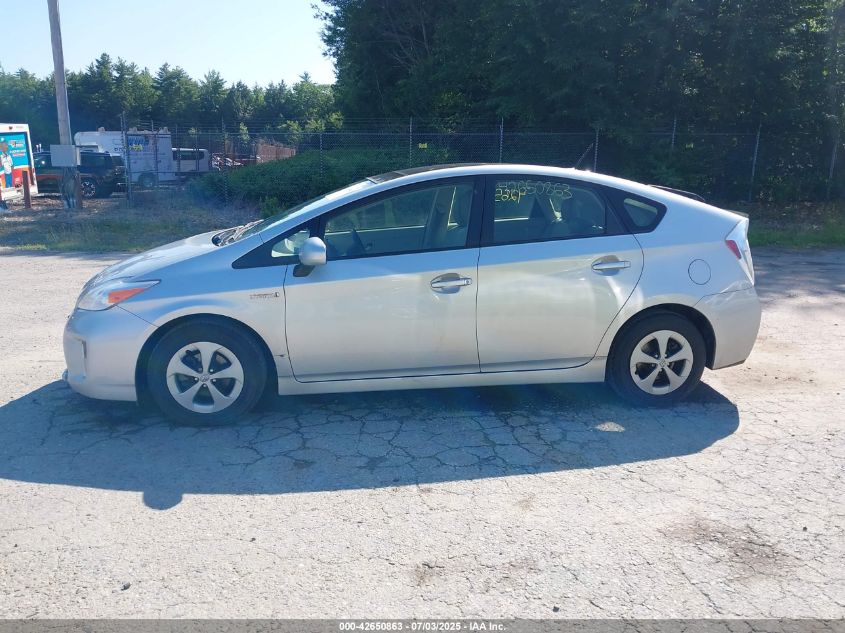 2012 Toyota Prius Four VIN: JTDKN3DU6C5421852 Lot: 42650863