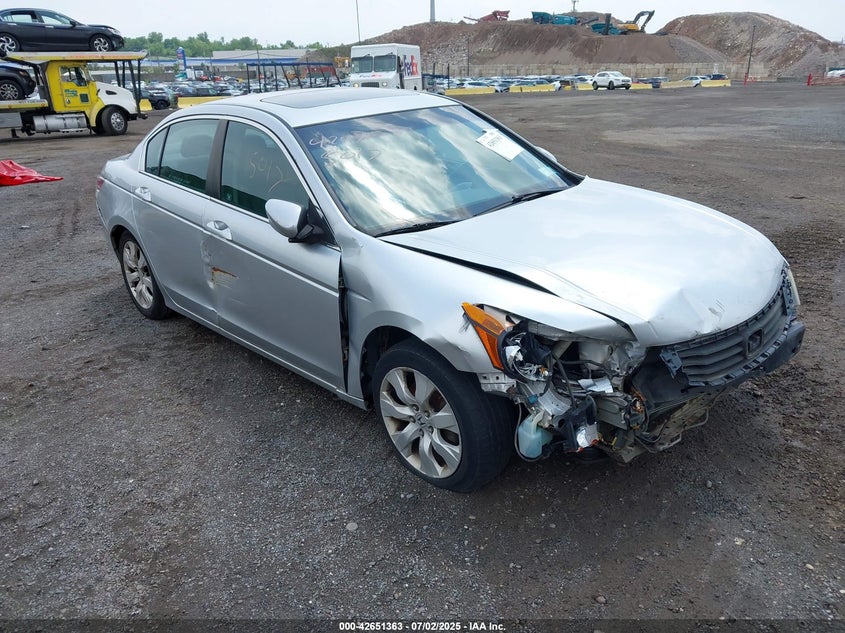 2009 Honda Accord 2.4 Ex-L silver sedan gasoline 1HGCP26899A153146 photo #1