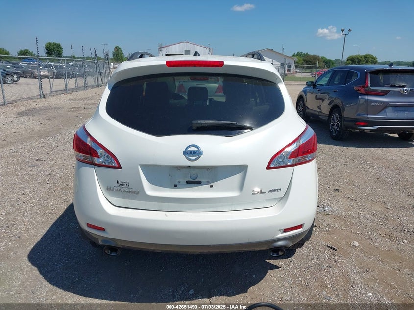 2014 NISSAN MURANO VIN: JN8AZ1MW5EW500307