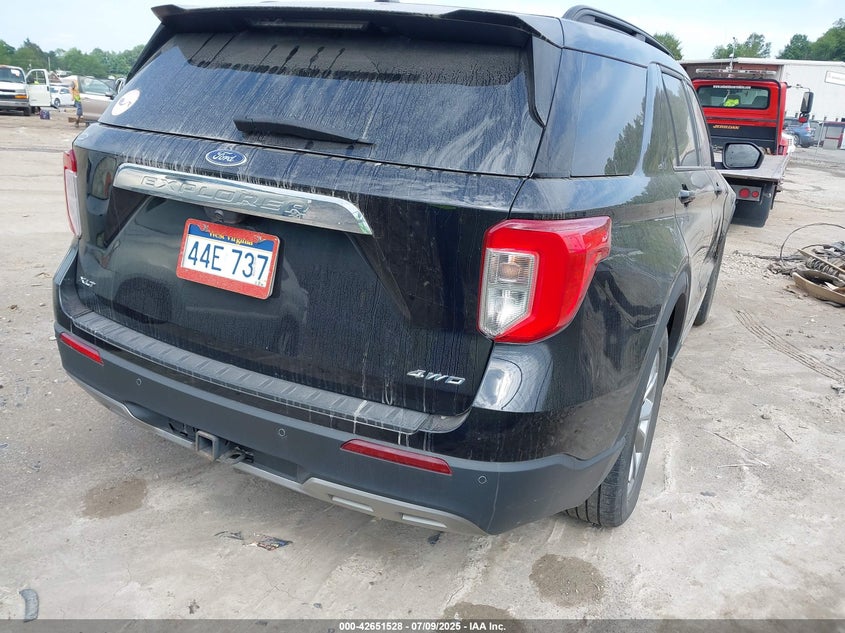 Vin: 1fmsk8dh1ngc52416, lot: 43144584, ford explorer xlt 20224