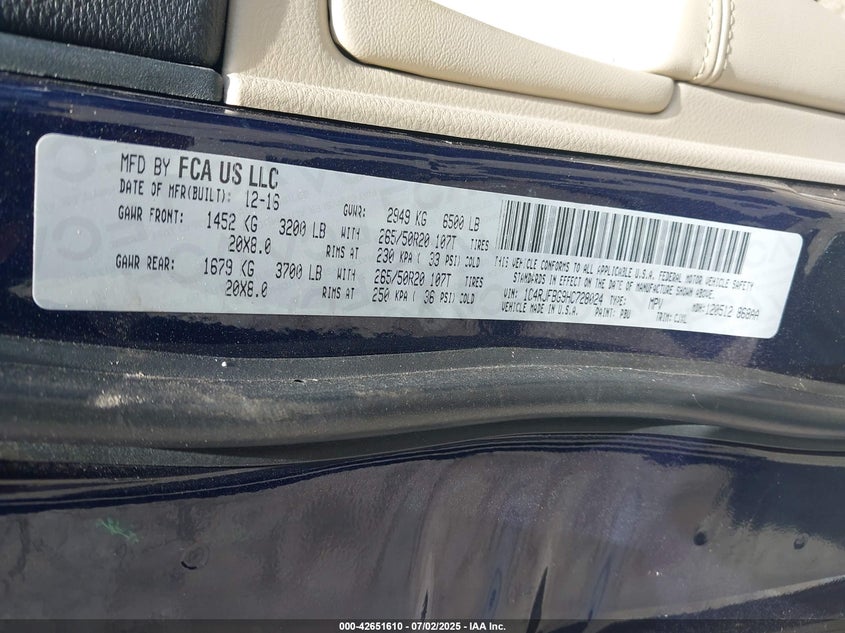 1C4RJFBG9HC728024 2017 JEEP GRAND CHEROKEE photo no. 9
