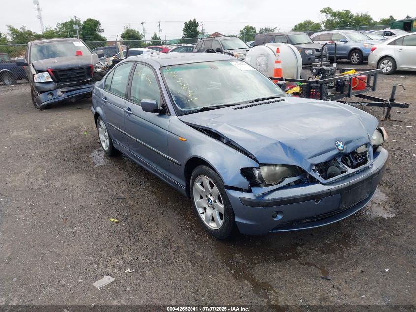 2004 BMW 325I blue sedan gasoline WBAET37464NJ47923 photo #1