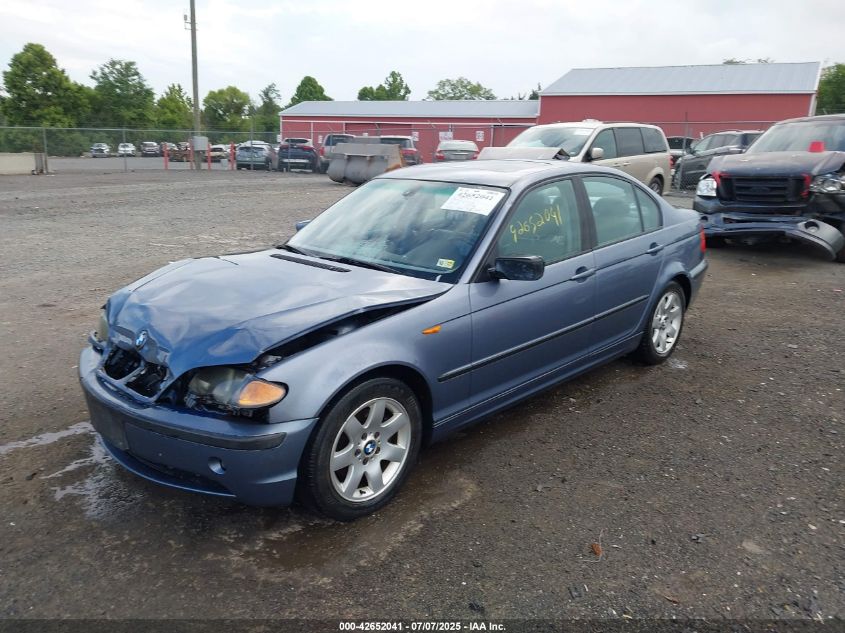 2004 BMW 325I blue sedan gasoline WBAET37464NJ47923 photo #3