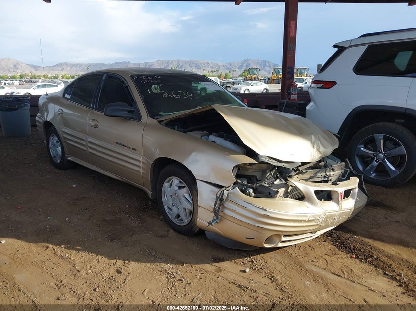 2001 Pontiac Grand Am Se beige sedan gasoline 1G2NE52T81M582634 photo #1