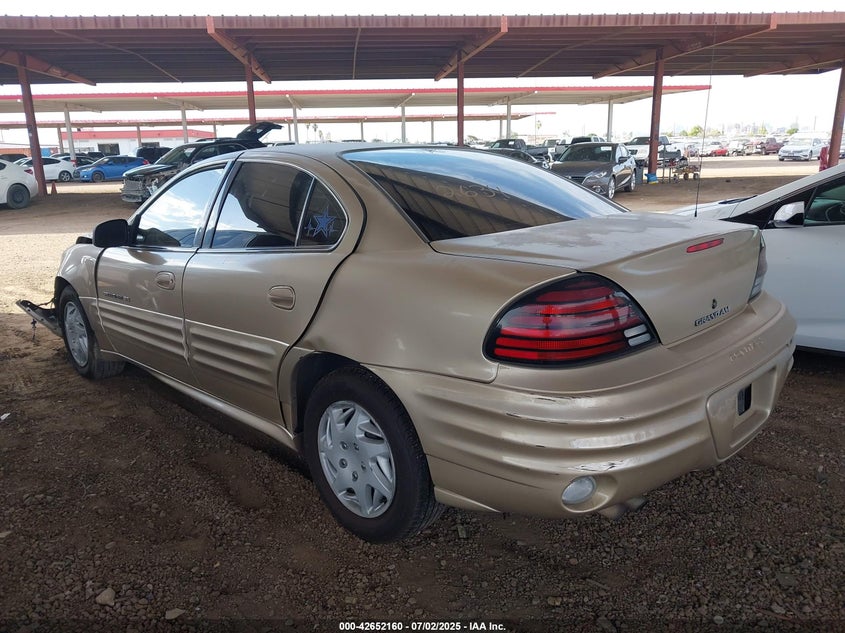 2001 Pontiac Grand Am Se beige sedan gasoline 1G2NE52T81M582634 photo #4