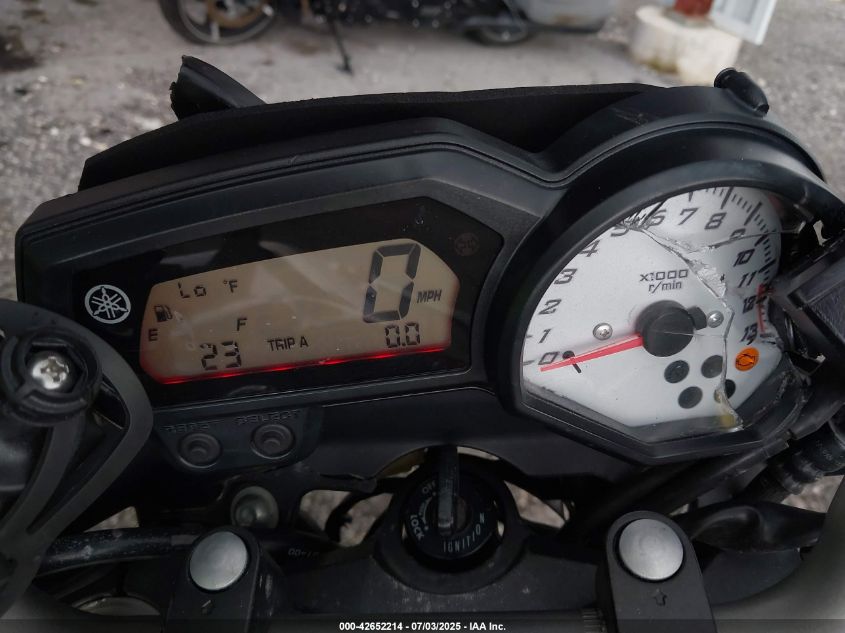 2012 Yamaha Fz8 N VIN: JYARN27E4CA002012 Lot: 42652214