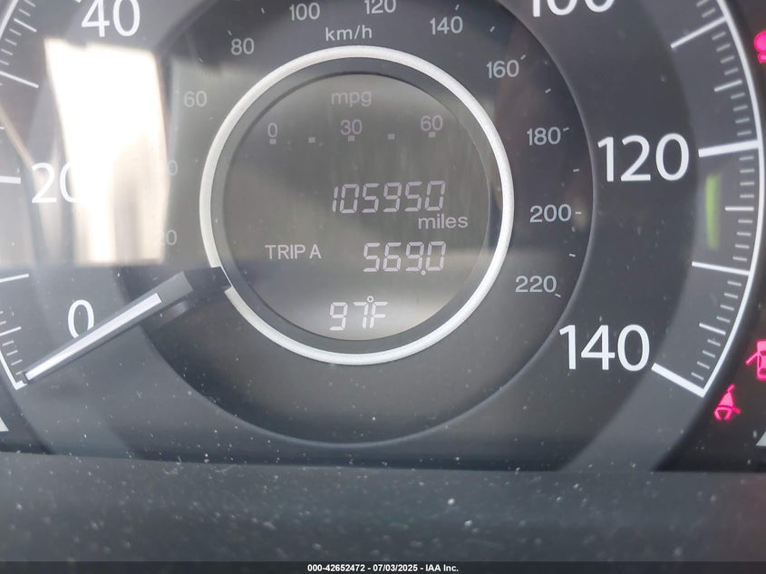 2013 HONDA CR-V EX-L - 5J6RM4H79DL031198