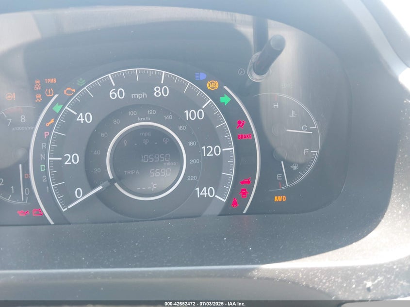 2013 HONDA CR-V EX-L - 5J6RM4H79DL031198