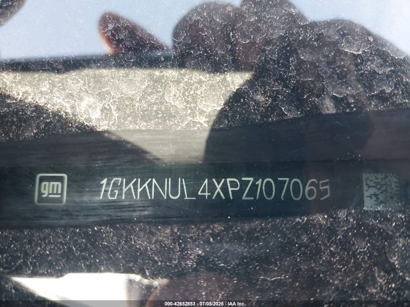 2023 GMC Acadia Awd Slt VIN: 1GKKNUL4XPZ107065 Lot: 42652853