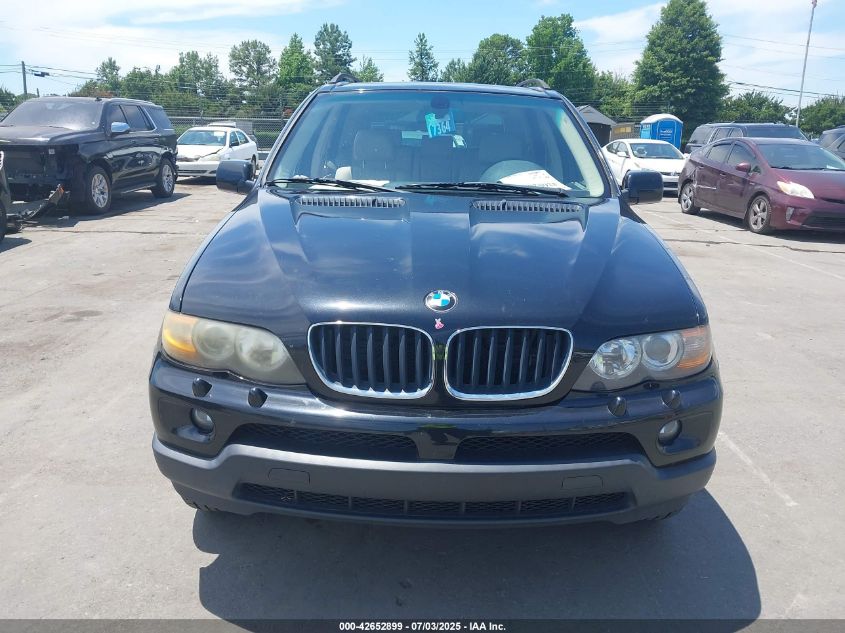 2006 BMW X5 3.0I VIN: 5UXFA135X6LY26171 Lot: 42652899