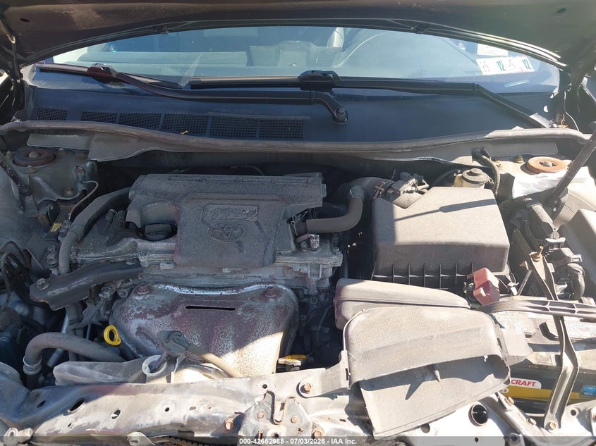2012 TOYOTA CAMRY VIN: 4T1BF1FK2CU052535