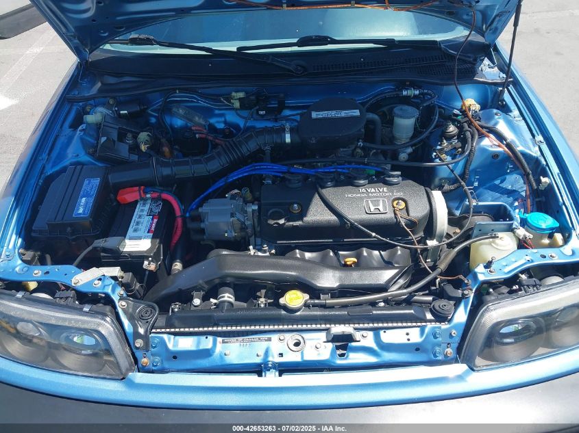 1991 Honda Civic VIN: 2HGED6340MH550698 Lot: 42653263