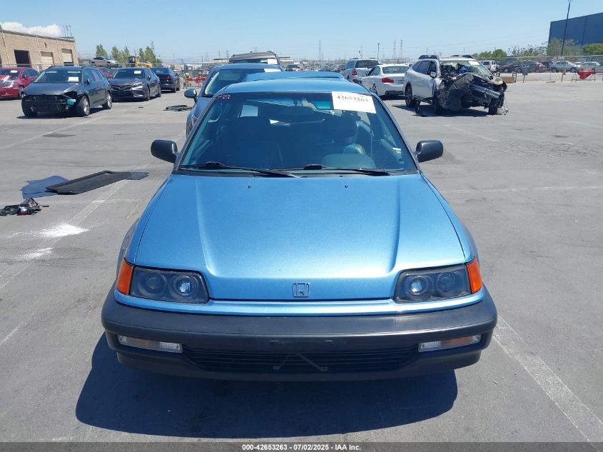 1991 Honda Civic VIN: 2HGED6340MH550698 Lot: 42653263