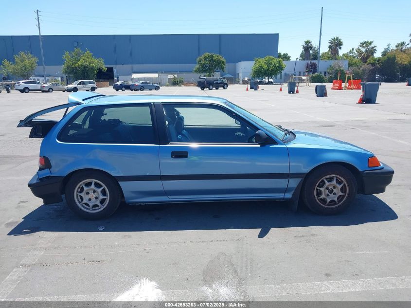 1991 Honda Civic VIN: 2HGED6340MH550698 Lot: 42653263
