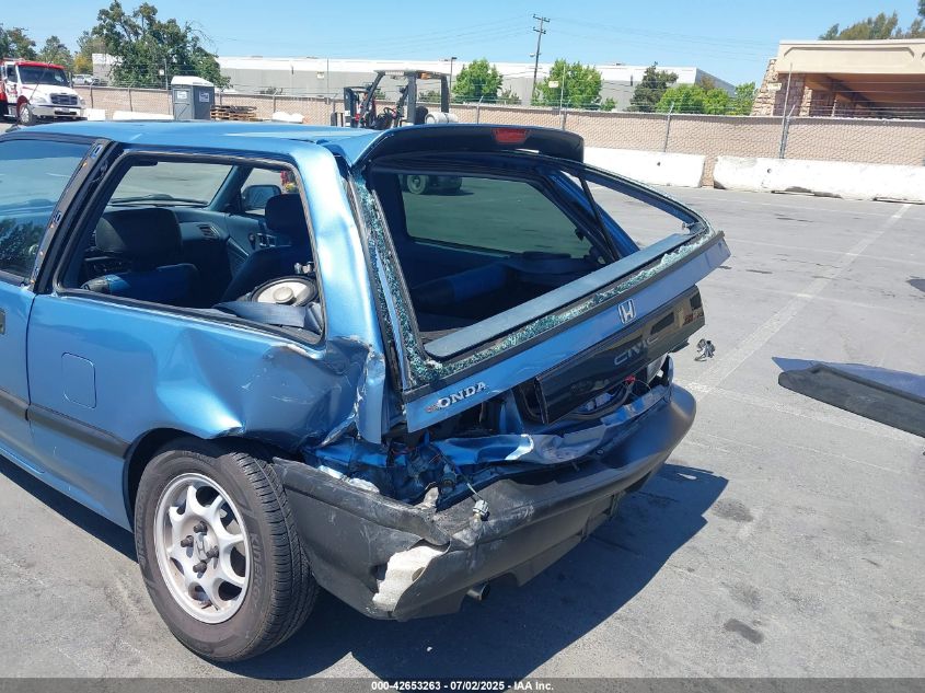 1991 Honda Civic VIN: 2HGED6340MH550698 Lot: 42653263