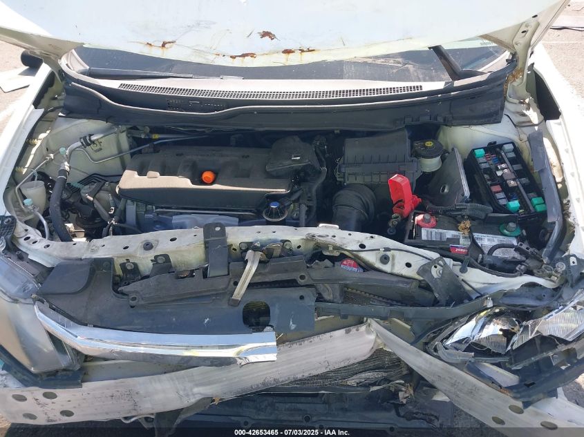 2012 Honda Civic Lx VIN: 19XFB2F55CE311566 Lot: 42653465