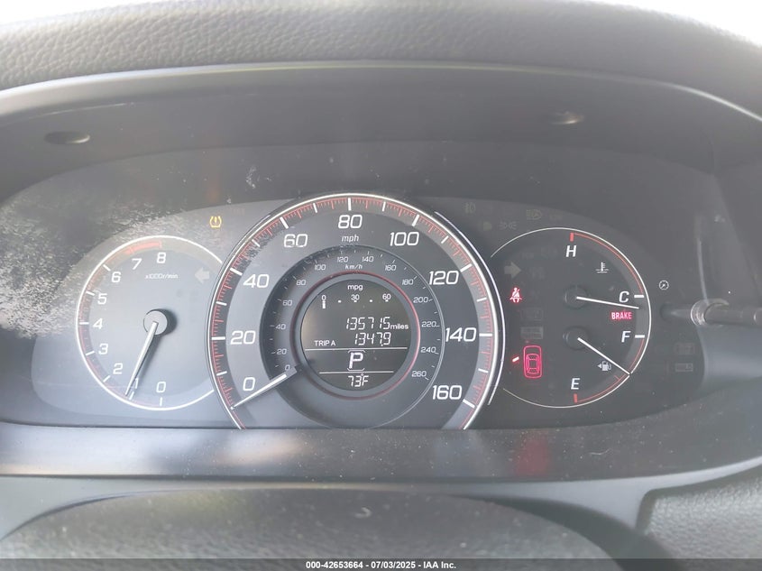 2015 HONDA ACCORD VIN: 1HGCR2F54FA100592