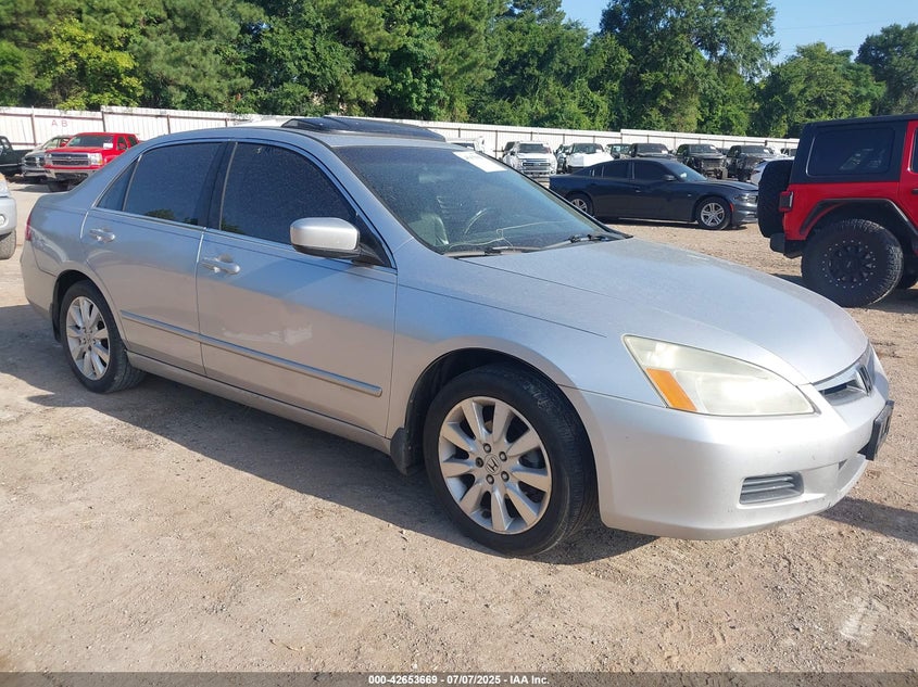 2007 HONDA ACCORD VIN: 1HGCM66567A030195