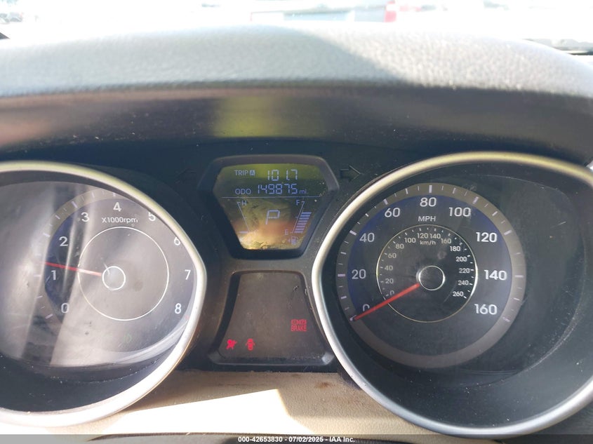 2012 HYUNDAI ELANTRA VIN: KMHDH4AE5CU215491