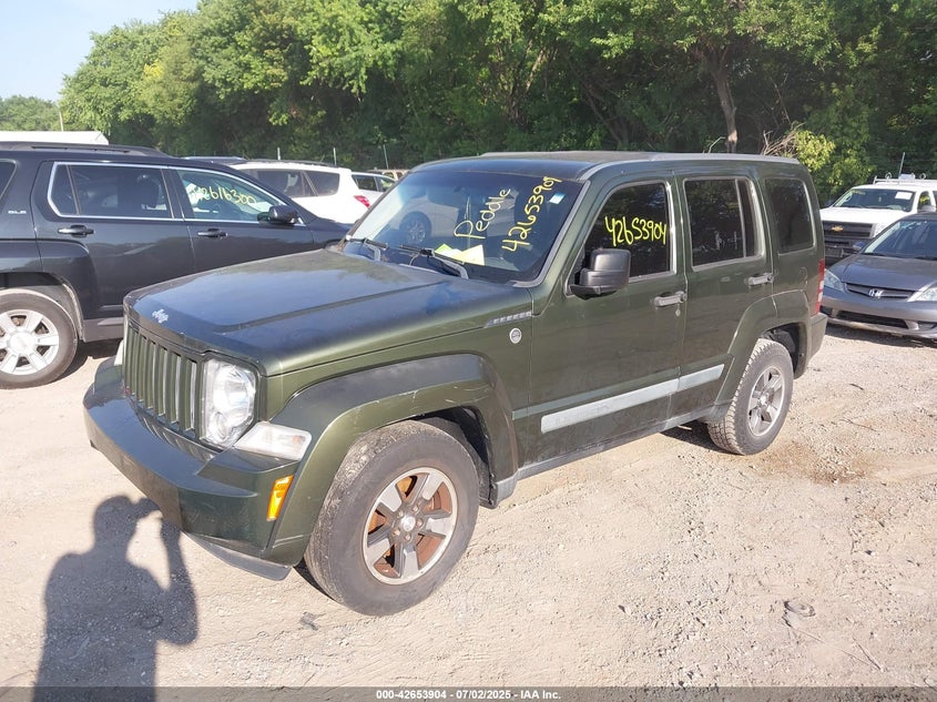 2008 JEEP LIBERTY VIN: 1J8GN28KX8W160633