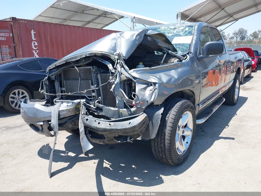 2007 Dodge Ram 1500 Laramie grey truck gasoline 1D7HA18257S263729 photo #3