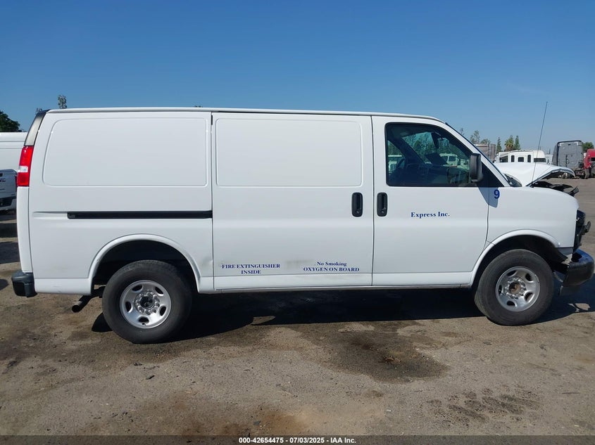 2023 CHEVROLET EXPRESS CARGO RWD 2500 REGULAR WHEELBASE WT - 1GCWGAFP9P1211380