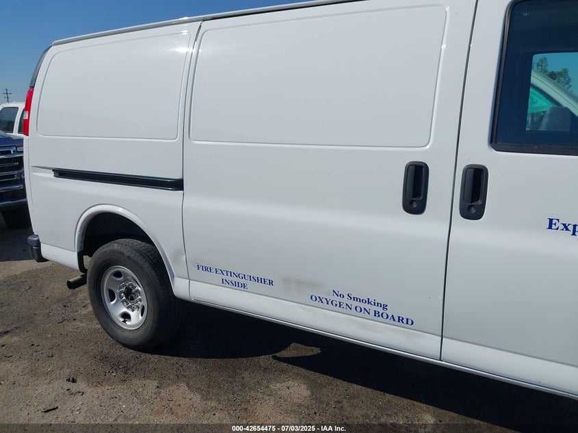2023 CHEVROLET EXPRESS CARGO RWD 2500 REGULAR WHEELBASE WT - 1GCWGAFP9P1211380