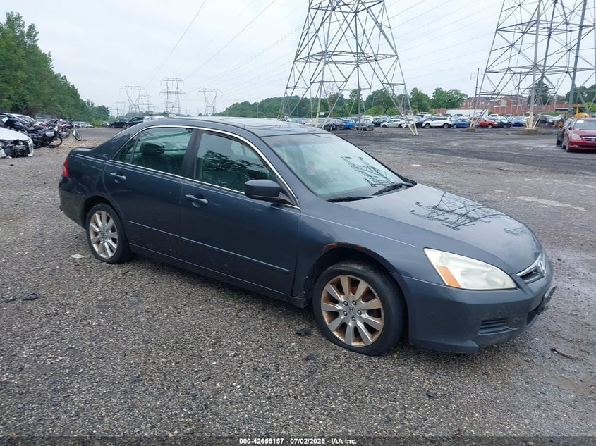 1HGCM66587A002110 2007 Honda Accord 3.0 Ex auction photo 1