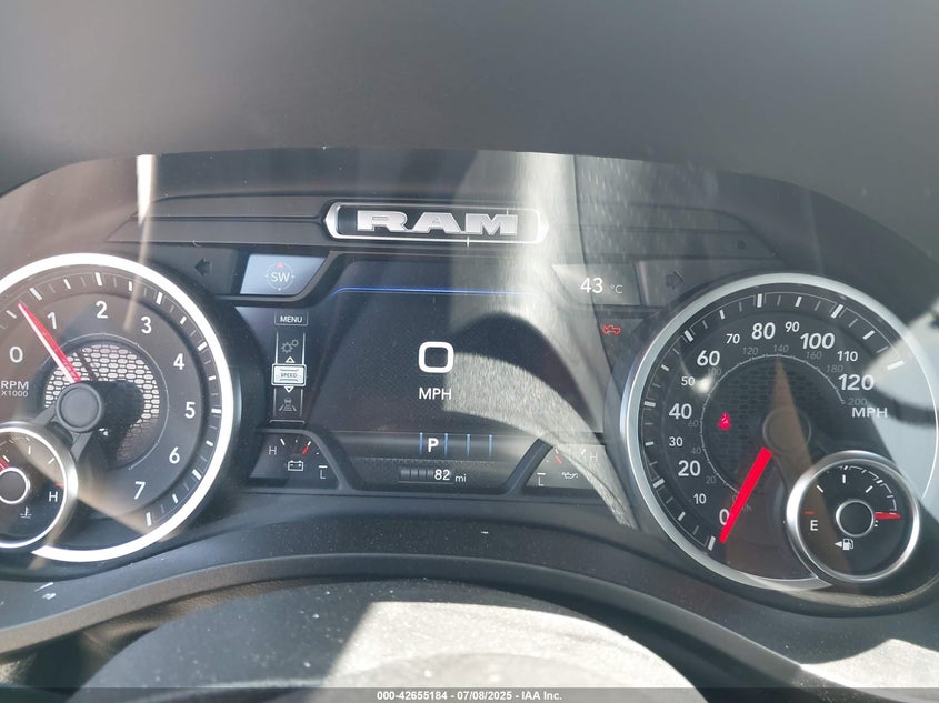 2025 RAM 1500 WARLOCK  4X4 5'7 BOX - 1C6SRFGP8SN712919