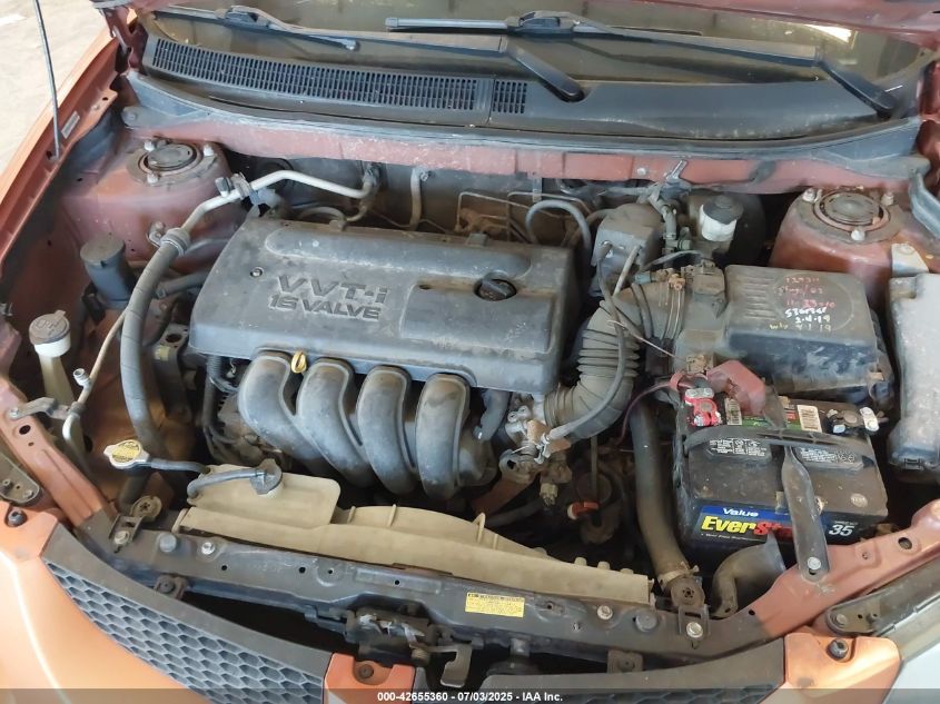 2004 Pontiac Vibe VIN: 5Y2SL62814Z454183 Lot: 42655360