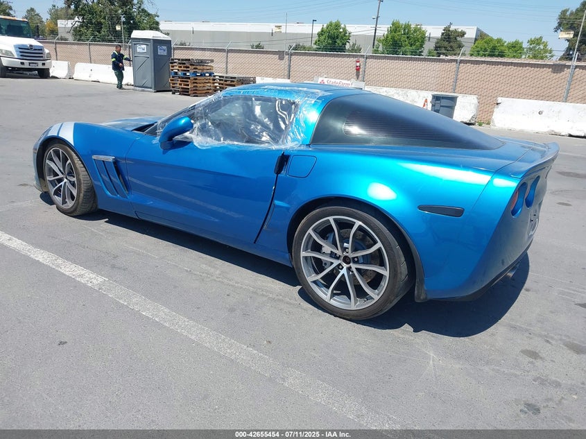Vin: 1g1ys2dw2a5105367, lot: 43148510, chevrolet corvette grand sport 20103