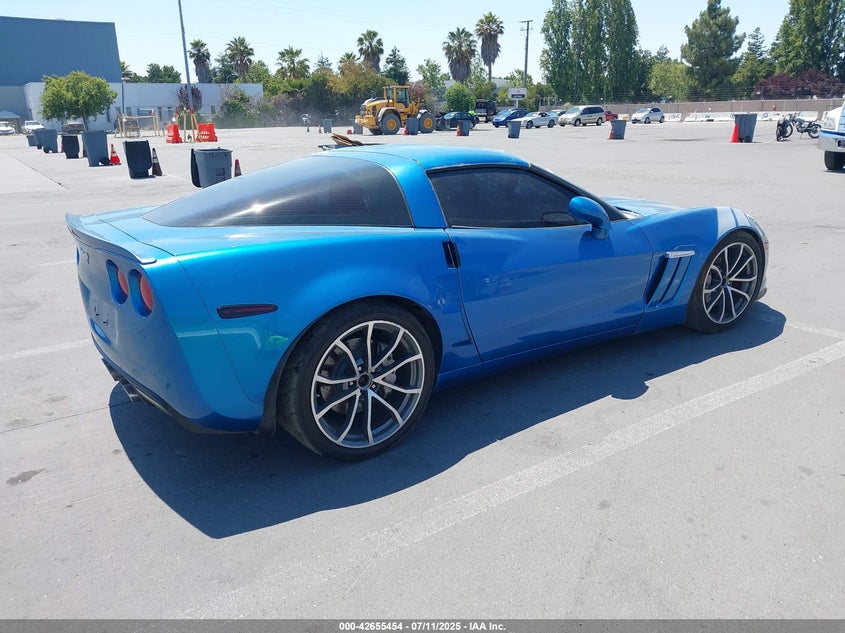 Vin: 1g1ys2dw2a5105367, lot: 43148510, chevrolet corvette grand sport 20104